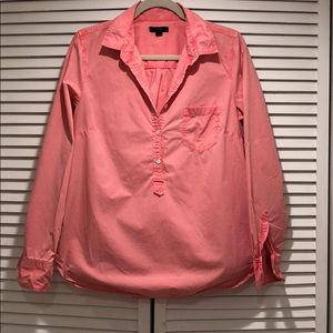 J crew boyfriend shirt pink/coral color